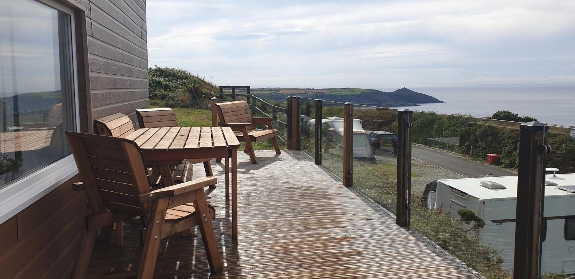Sunset Sea View Chalet With Hot Tub Torpoint Eksteriør billede